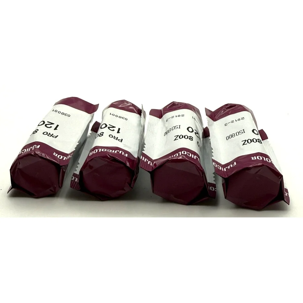 4 Rolls Fujifilm Fujicolor Pro 800Z 120 Color Negative Film EXP 03/2012 Sealed